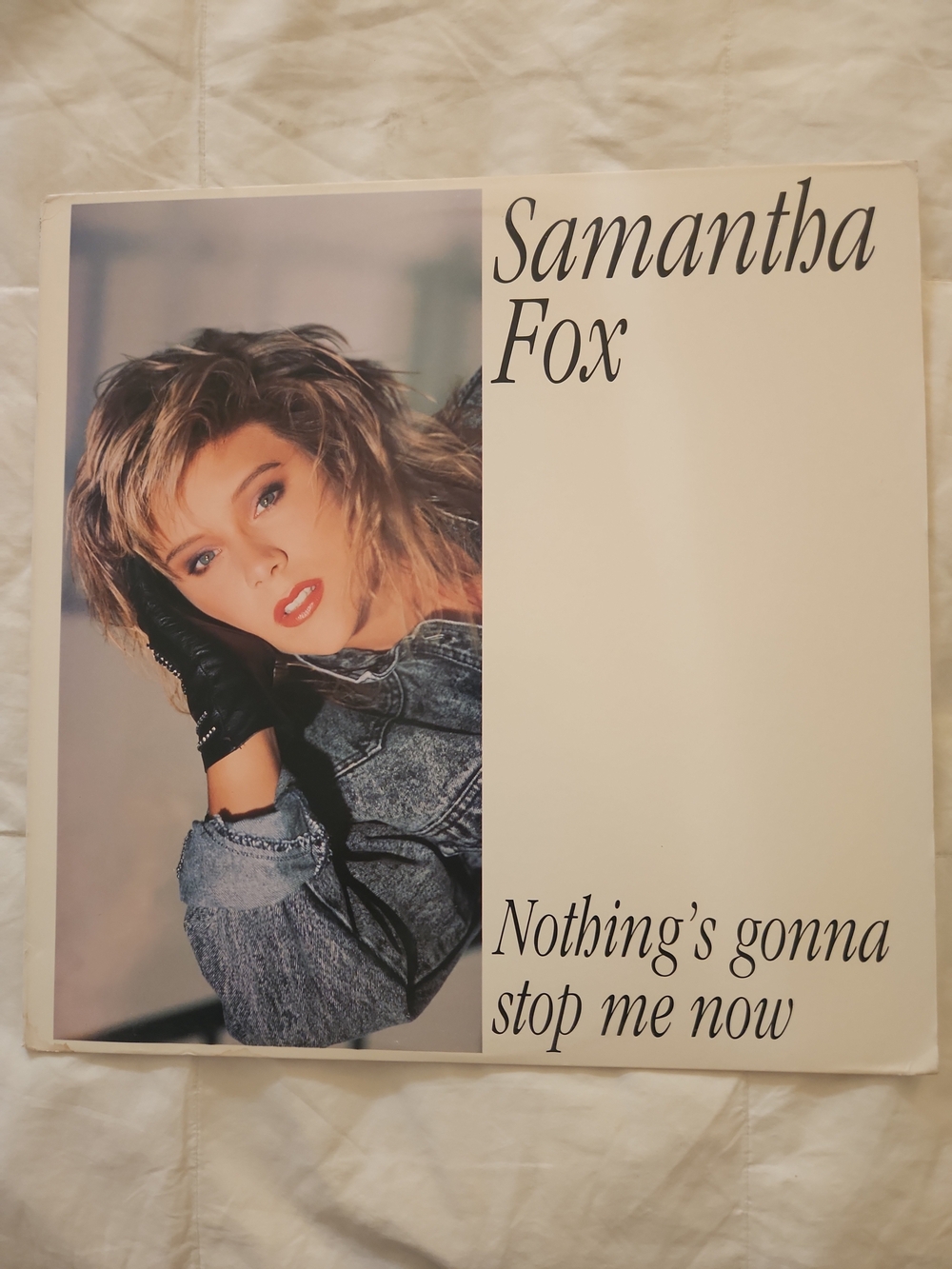 Samantha Fox Nothing's Gonna Stop Me Now -- Never Played NM